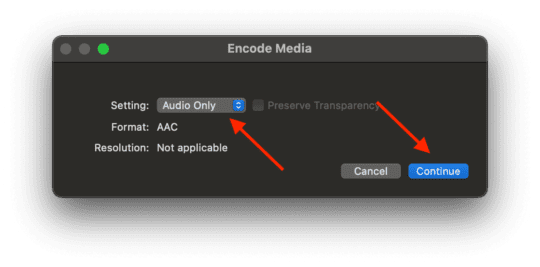 Comment convertir une vidéo en audio sur Mac