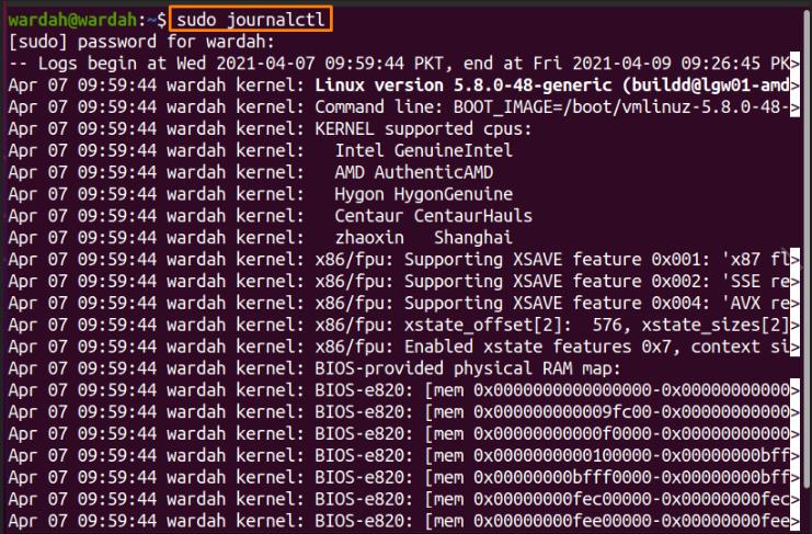 Comment utiliser la commande Linux Journalctl ?