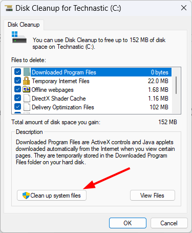 utilitaire de nettoyage de disque Windows