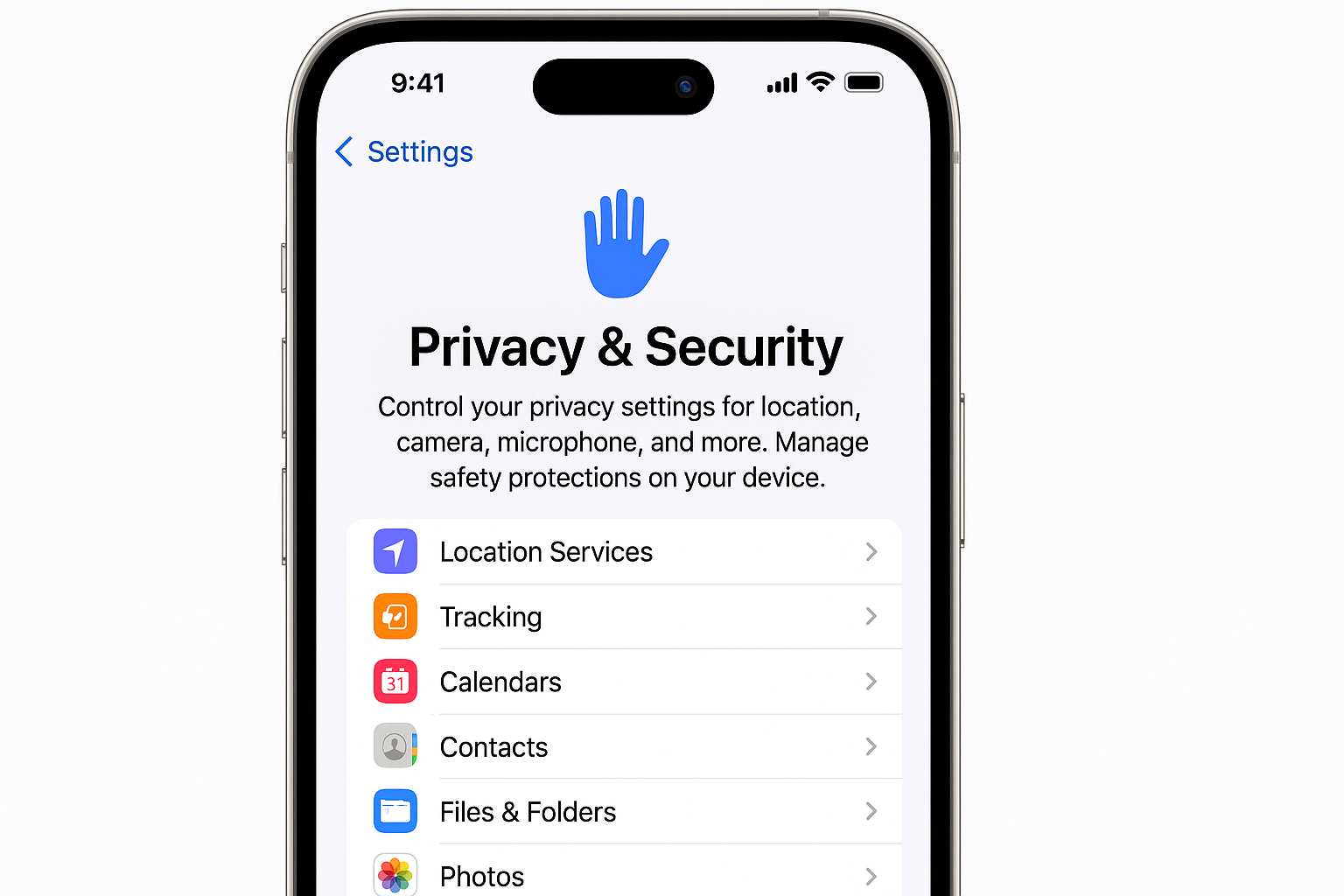 Application Apple Maps affichant les paramètres de confidentialité et de données avec des commandes publicitaires