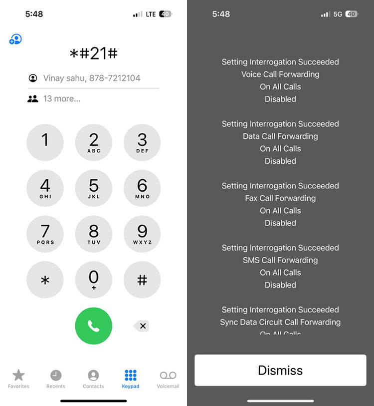 : Composez le code secret pour désactiver le renvoi d'appel.
