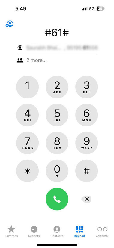 pour obtenir une liste des appels que vous n'avez pas pu prendre.