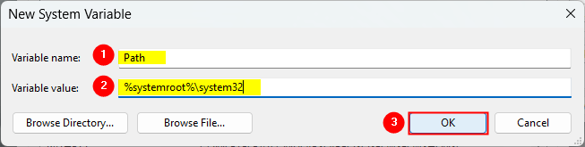 créer un nouveau système comparable dans Windows 11