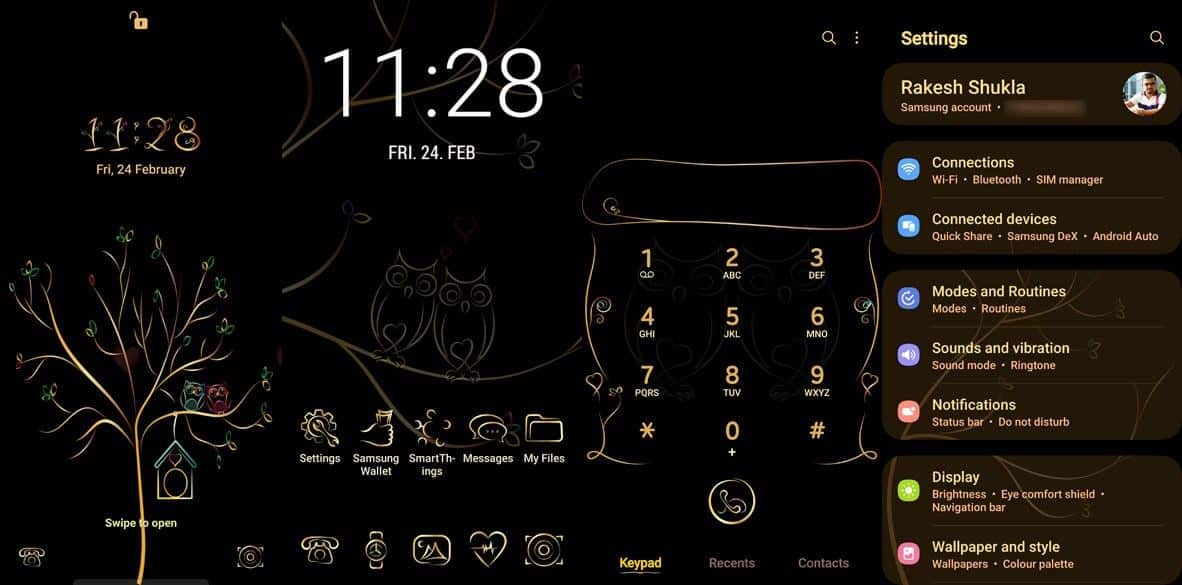 j'adore le thème de l'interface utilisateur Owlways One