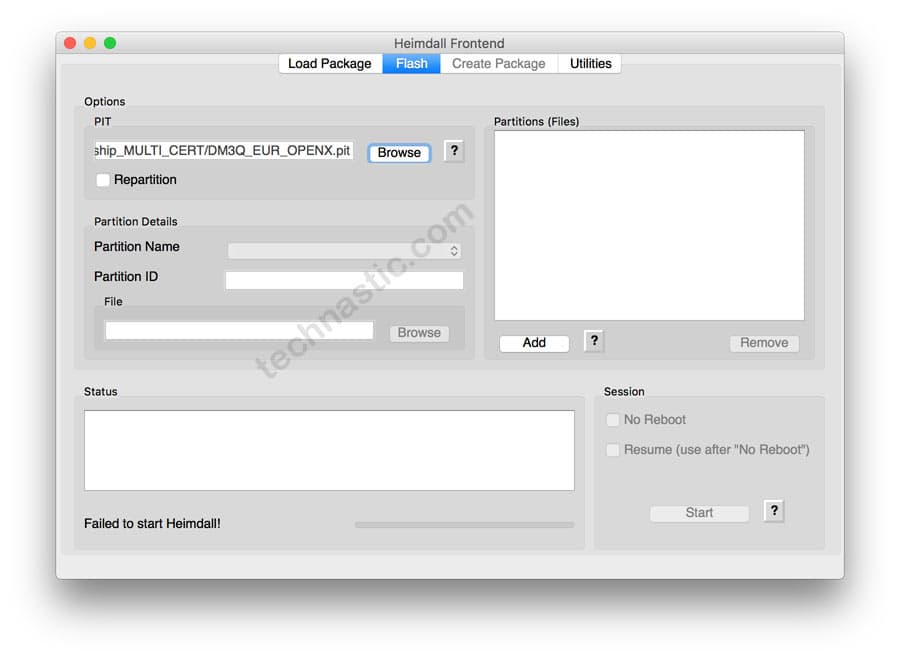 interface heimdall pour mac os